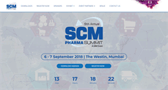 Desktop Screenshot of pharmasupplychainindia.com